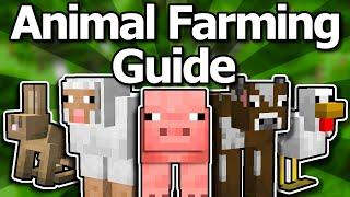 Ultimate Minecraft 1.20 Animal Farming Guide - Auto Farm Pig Sheep Cow Rabbit & Chicken