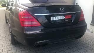 Underground Exhaust Mercedes W221 S420 CDI Stage 3+ V8 Diesel Sound