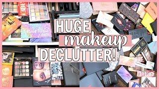 DECLUTTERING MY MASSIVE MAKEUP COLLECTION Eyeshadow Palettes PT. 1  Jazzi Filipek