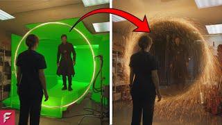 MARVEL MOVIES BEFORE AND AFTER SPECIAL EFFECTS VFX