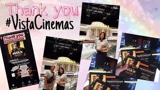 SPECIAL ADVANCE SCREENING OF TERMINATOR DARK FATE  THANK YOU VISTA CINEMAS  VLOG#4 #VistaCinemas