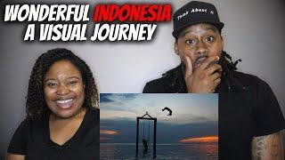  American Couple Reacts Wonderful Indonesia  A Visual Journey  The Demouchets REACT ASIA