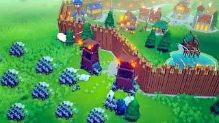 EPIC CASTLE SIEGE in this Fortress Base Defense game - Becastled