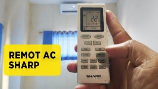 MODE REMOT AC SHARP - Perbedaan Mode Mode di Remot AC Sharp