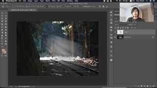 Photoshop CC  สร้างลำแสงง่ายๆในเวลาไม่เกิน 3 นาที