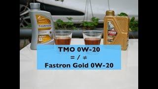 Oli Toyota TMO 0W-20 Dibandingi Dengan Oli Fastron Gold 0W-20