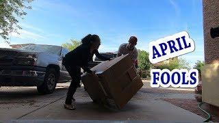 APRIL FOOLS Dropping BRAND NEW Dishwasher Prank