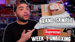 Supreme SS23 Week 1 Unboxing + Brand Sample & Promo Sticker Haul