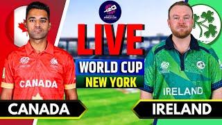 Canada vs Ireland T20 World Cup Match  Live Score & Commentary  CAN vs IRE Live  ICC T20 WC 2024