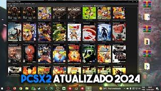 Como JOGAR PS2 no PC - Tutorial ATUALIZADO 2024 PCSX2 Melhor Versão