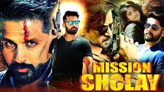 Mission Sholay Full Hindi Dubbed Action Movie  2024 Nithin Latest Films  Megha Akash Ravi Kishan