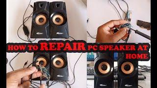 How to Repair PC Speaker at Home