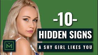 How to Tell if a SHY GIRL Likes You - 10 HIDDEN but Obvious Signs She WANTS You