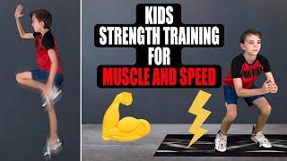 GET STRONG & FAST Kids Exercises To Build Muscle + Increase Speed