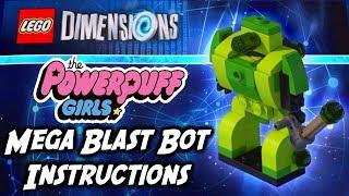 LEGO Powerpuff Girls Buttercup Mega Blast Bot Dimensions Build Instructions - BrickQueen