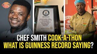 Chef Smith received congratulatory message from Guinness World Record. Waiting for the original cert