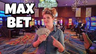 2 Hours of MAX Betting Slot Machines in Las Vegas