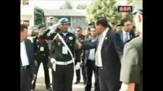 Cambodians Peacekeeper Demontrated for ASEAN at Oudong
