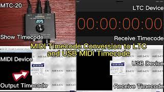 【DOREMiDi】How to Use LTC-MIDI Timecode Sync MTC-20