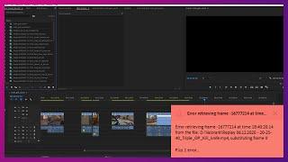 How To Fix The Error Retrieving Frame in Adobe Premiere Pro