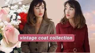 my coat collection vintage + thrifted