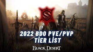 BDO 2022 PVEPVP Tier List Türkçe