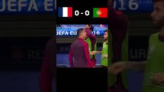 Portugal vs France UEFA Euro final 2016 #shorts