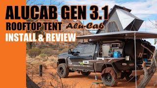 ALUCAB ROOFTOP TENT GEN 3.1 RUNDOWN AND INSTALL VIDEO