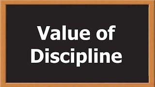 Value of Discipline 5 Lines Essay in English  Essay Writing
