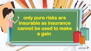 THE CHARACTERISTICS OF INSURABLE RISK