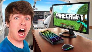Minecraft But If I Die I Jump Out of a Plane
