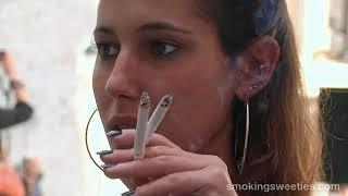 girl smoking 