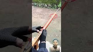 mencoba kekuatan anak panah #sword #shortvideo #shorts