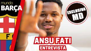 ANSU FATI   Mi ilusión es triunfar en el BARÇA - ENTREVISTA EXCLUSIVA  FC Barcelona