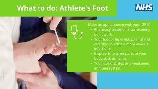 Self care Athletes foot