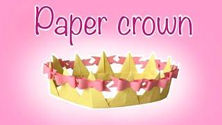 How to make a Paper Crown  Very Easy  Step by step Tutorial 