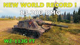 World of Tanks WZ-113G FT - 5 Kills 132K Damage  NEW WORLD RECORD 