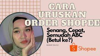 Cara Uruskan Order SHOPEE gunakan J&T Express senang cepat semudah ABC 