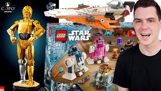 LEGO Star Wars SUMMER 2024 Jedi Bob UPDATE the WEIRDEST set yet and C-3PO