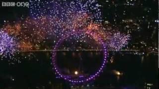 London Fireworks on New Years Day 2010 - New Year Live - BBC One