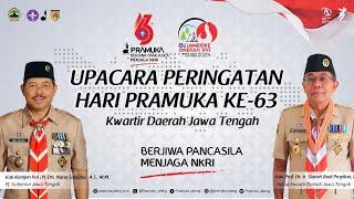 LIVE - UPACARA PERINGATAN HARI PRAMUKA KE 63 TINGKAT JAWA TENGAH DAN PENUTUPAN JAMDA XVI TAHUN 2024