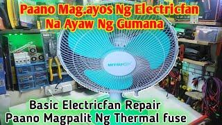 Electric fan Repair Tutorial Tagalog Electric fan na ayaw gumana