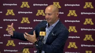 Press Conference Coach Fleck Previews Homecoming Against Purdue