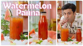 गर्मी का राम बाण तरबूज़ का पन्ना ड्रिंक  Watermelon Mocktail Drink  Kunal Kapur Drinks Recipe