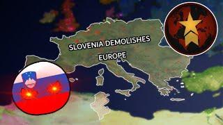 Slovenia DEMOLISHES EUROPE - Roblox Rise of Nations
