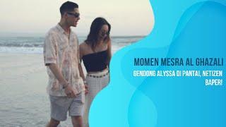 Momen Mesra Al Ghazali Gendong Alyssa di Pantai Netizen Baper