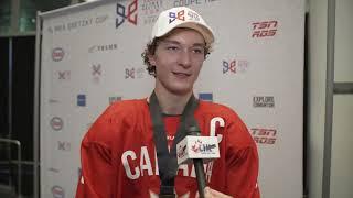 2024 Hlinka Gretzky Cup — Aug. 10 — Matthew Schaefer post-game