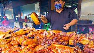 Real Borneo BBQ Sinalau Bakas - HUGE WILD BOAR Barbecue in Sabah Malaysia *VEGANS BEWARE*