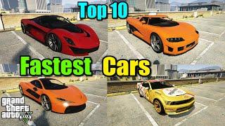 Top 10 Fastest Cars In GTA 5 Story Mode 2024