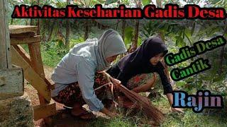 Aktivitas gadis desacantik dan rajin